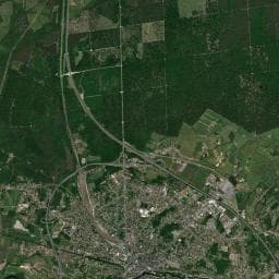 Vue aérienne des environs de Aire de Camping-Car Vierzon