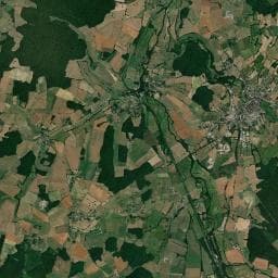 Vue aérienne des environs de Camping de l'Ardan