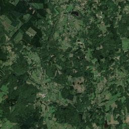Vue aérienne des environs de Camping municipal Les Saults