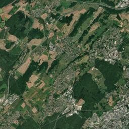Vue aérienne des environs de Ancienne Carborde de Vigneron