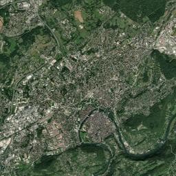 Vue aérienne des environs de Fontaine chemin des ragots