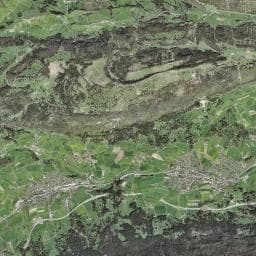 Vue aérienne des environs de Combioz