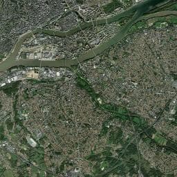 Vue aérienne des environs de Aire de camping-car à Rezé (2)