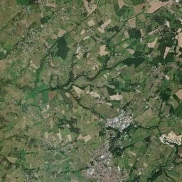 Vue aérienne des environs de AIRE D'ACCUEIL DE CAMPING-CAR DU DOMAINE FORGEAU