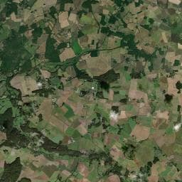 Vue aérienne des environs de Ferme de Prinçay