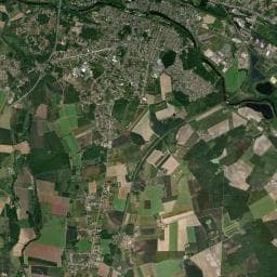Vue aérienne des environs de Bellon