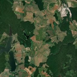 Vue aérienne des environs de LE CAMPING MUNICIPAL DE BAYE