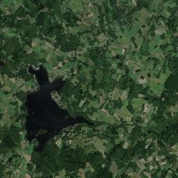 Vue aérienne des environs de Camping l'Hermitage de Chevigny