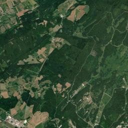Vue aérienne des environs de Cabane du bois d'Emblery