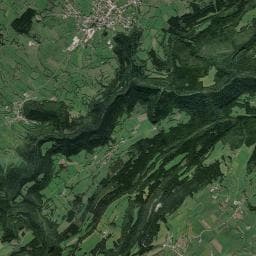 Vue aérienne des environs de Cabane du pont du Gimenev