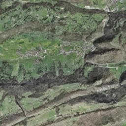 Vue aérienne des environs de Chalet l'Amitié