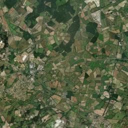 Vue aérienne des environs de Camping municipal L'étoile