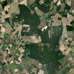 Vue aérienne des environs de Camping de la Foulquetière