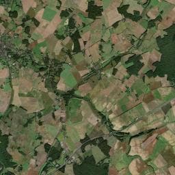 Vue aérienne des environs de Camping de Graçay