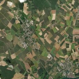 Vue aérienne des environs de Aire de camping-car à Saint-Usage
