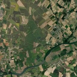Vue aérienne des environs de Camping Les Herlequins