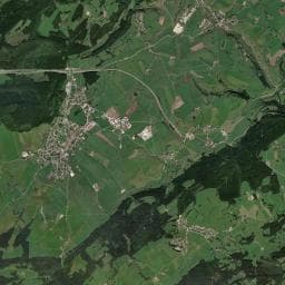 Vue aérienne des environs de Abri loisir du bois de la côte de Loray