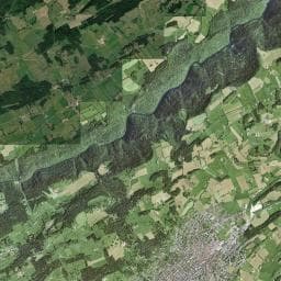 Vue aérienne des environs de Cabane de Pouillerel