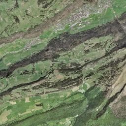 Vue aérienne des environs de Métairie de Dombresson-Frienisberg