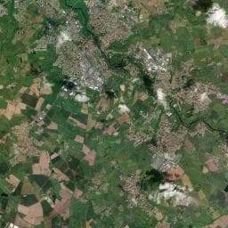Vue aérienne des environs de Camping du Moulin Onlycamp