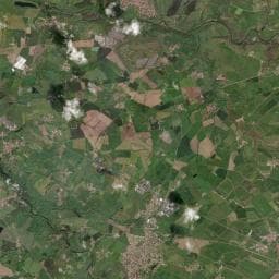 Vue aérienne des environs de Aire de Camping Car Boussay