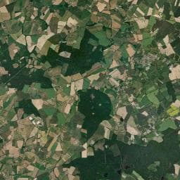Vue aérienne des environs de Camping - Aire Naturelle de la Fontaine Boisdon