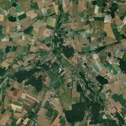 Vue aérienne des environs de Aire de camping-car à La Tour-Saint-Gelin