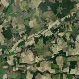 Vue aérienne des environs de Domaine de la Grangée