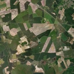 Vue aérienne des environs de Aire de camping-car à La Chapelle-Saint-Ursin
