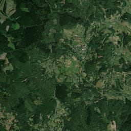 Vue aérienne des environs de Camping du Pont de Bussy