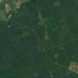 Vue aérienne des environs de Maison forestière de Falletans