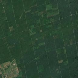 Vue aérienne des environs de Baccu de la borne royale