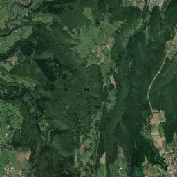 Vue aérienne des environs de Source de Comboyer