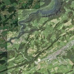 Vue aérienne des environs de Combe du Plane