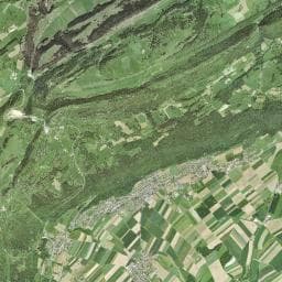 Vue aérienne des environs de Chalet de Mont d'Amin