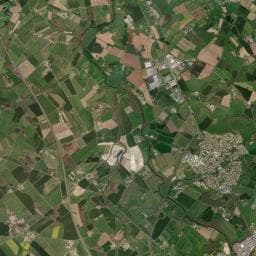 Vue aérienne des environs de Saint-Hilaire-de-Loulay