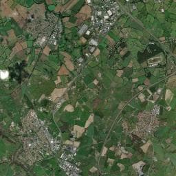 Vue aérienne des environs de Aire de stationnement Gare de Mortagne-sur-Sèvre