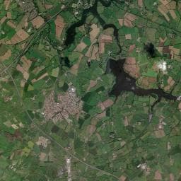 Vue aérienne des environs de Camping Lac de Ribou