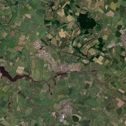 Vue aérienne des environs de Aire de Camping-Cars Maulévrier