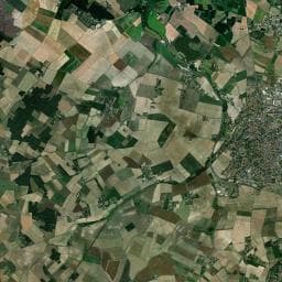 Vue aérienne des environs de Camping mon village de Loudun-Les Hirondelles