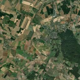 Vue aérienne des environs de Camping Le Cardinal