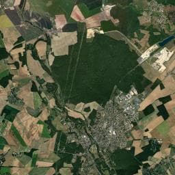 Vue aérienne des environs de La Noue de l'Anse