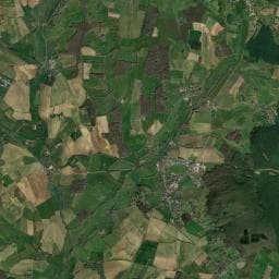 Vue aérienne des environs de Aire de camping-car à Saint-Jean-aux-Amognes