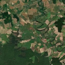Vue aérienne des environs de Domaine Le Gui