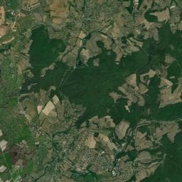 Vue aérienne des environs de Aire de service pour camping-car au Camping du Pont Vert