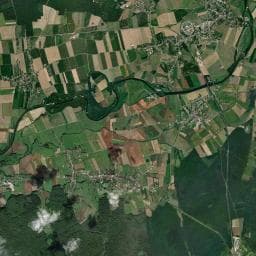 Vue aérienne des environs de La Saline - Les Bords de Loue
