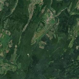 Vue aérienne des environs de Cabane des vignes de Bartherans