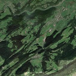 Vue aérienne des environs de Source de La Lavenne