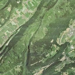 Vue aérienne des environs de Cabane du Fiottet