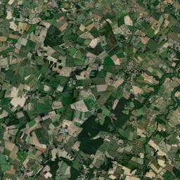 Vue aérienne des environs de GROTTE SAINT JEAN